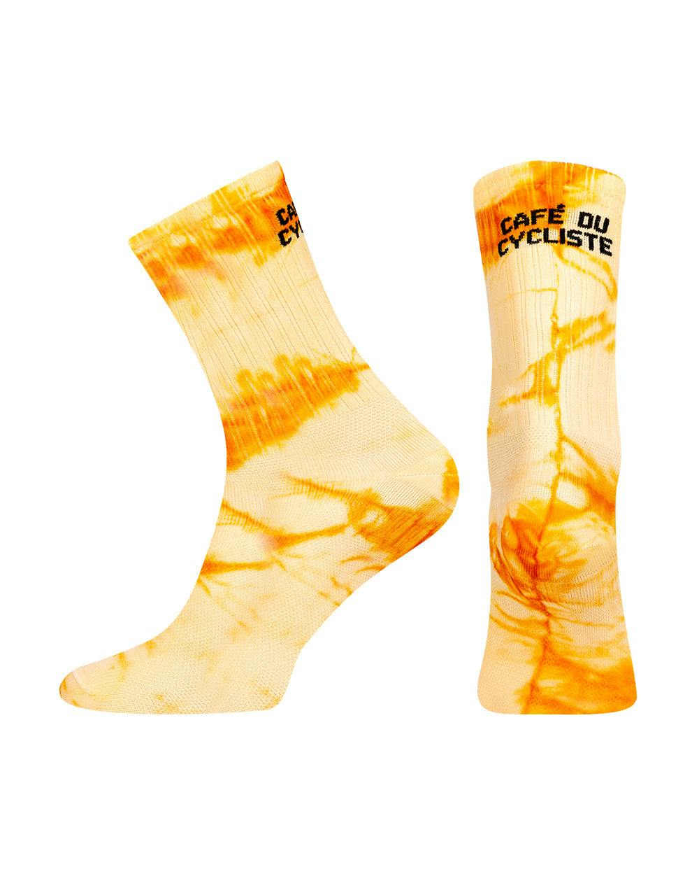Tie Dye - Unisex Batik Socken - Gelb