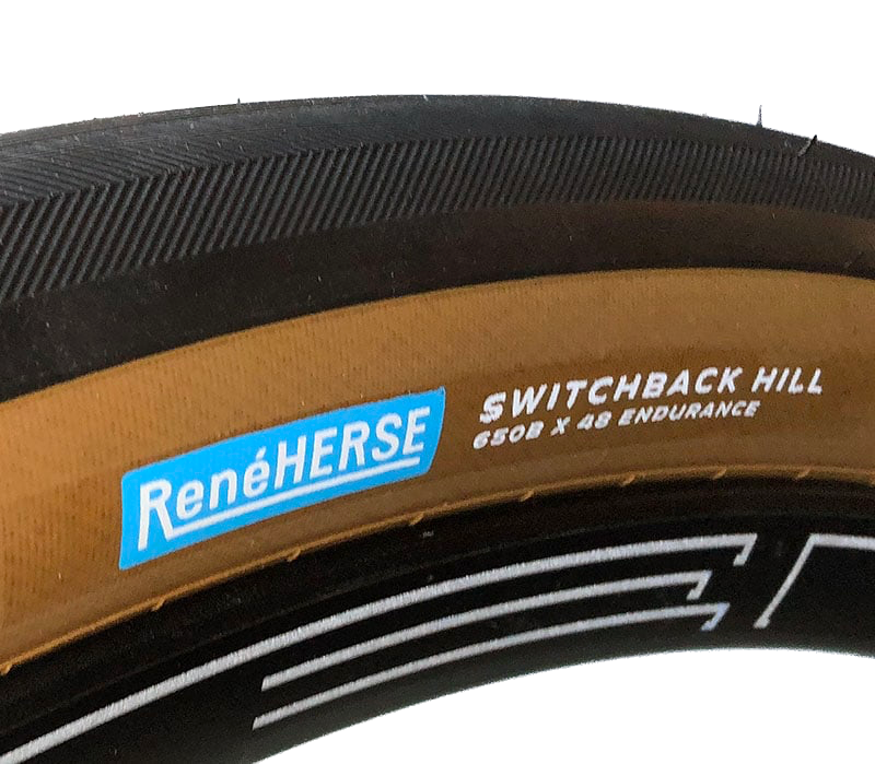 Switchback Hill Endurance 650c Gravel-Reifen - Dunkelbraun
