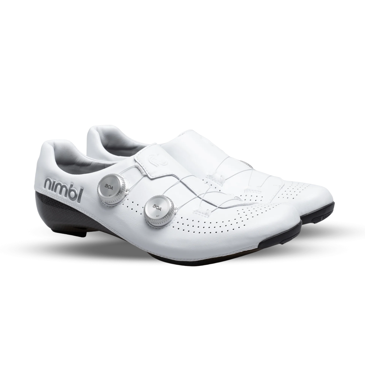 Exceed Ultimate Glide Road Bike Shoe - White / Silver