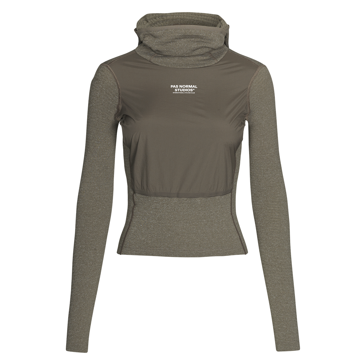 Women's Thermal Hooded Windproof Base Layer - Dark Stone