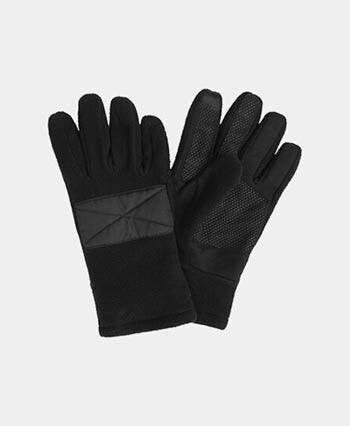 Gravel - Fleece Gloves - Black
