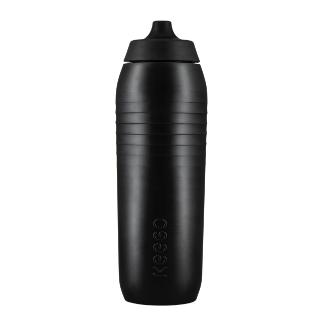 Titanium sports water bottle - Black
